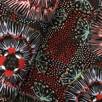 RED BUSH PLUM Aborigines Stoff aus Australien